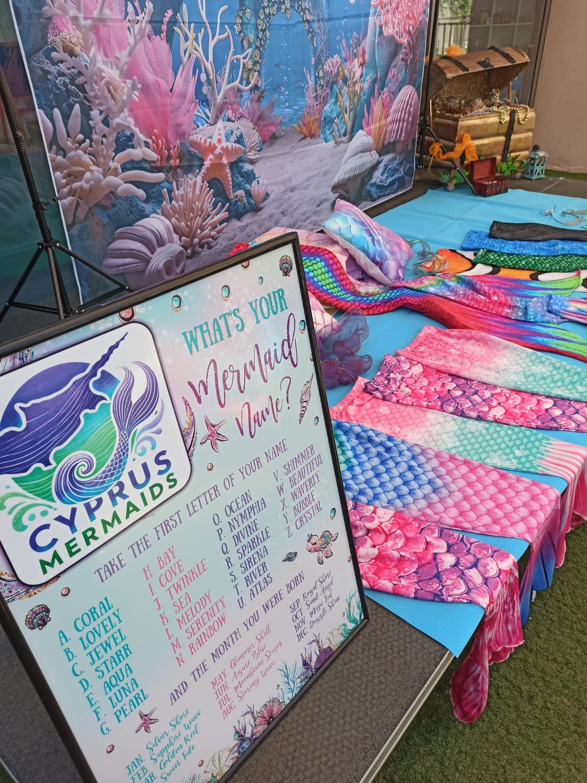 Mermaid party cyprus paphos